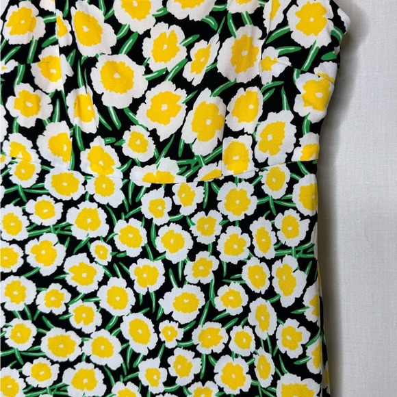 Diane Von Furstenberg x Target 90s Babydoll Mini Dress Sz 0 Daisy Sleeveless - Picture 4 of 8